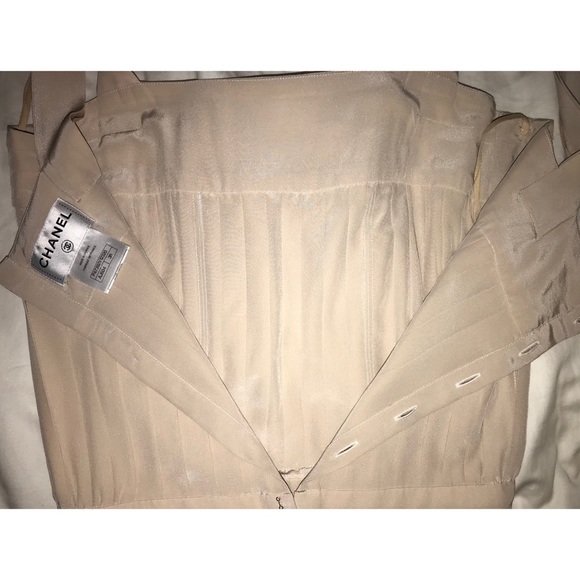 Chanel Resort 2014 Silk Pleated Pink Dress - Picture 7 of 8